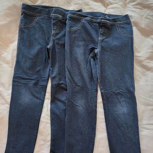 Cynthia Rowley Girls Set of 2 Pairs Jeggings Size 5/6